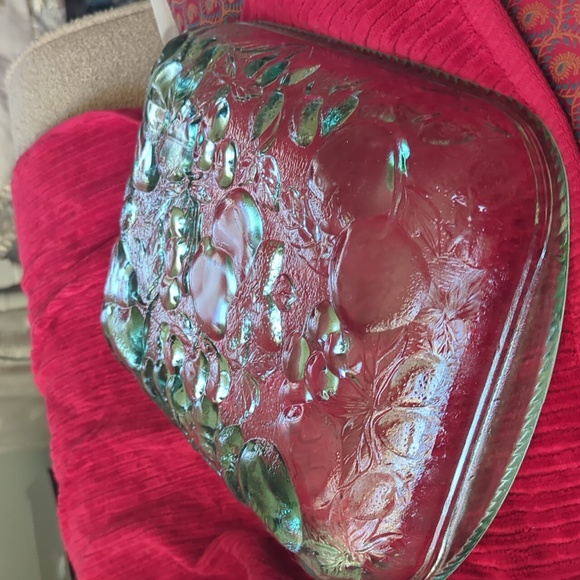 VINTAGE Libbey Orchard Fruit Casserole Baking Dish - Picture 3 of 5